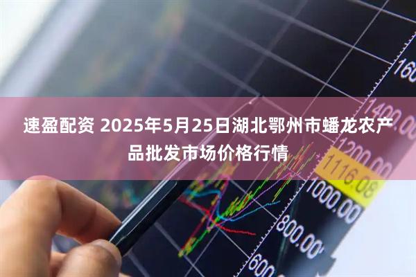 速盈配资 2025年5月25日湖北鄂州市蟠龙农产品批发市场价格行情